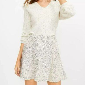 LOFT sequin skirt